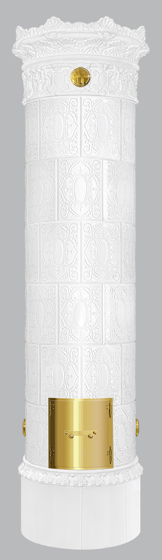 Kakelugn Krona® 70.1H Antik svensk Kakelugn Reimanns-Krona® 70.1H