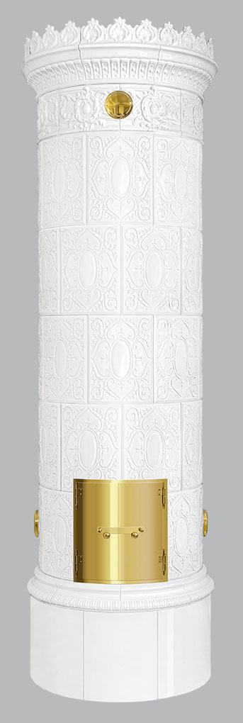 Kakelugn Krona® 72.1 Antik svensk Kakelugn Reimanns-Krona® 72.1