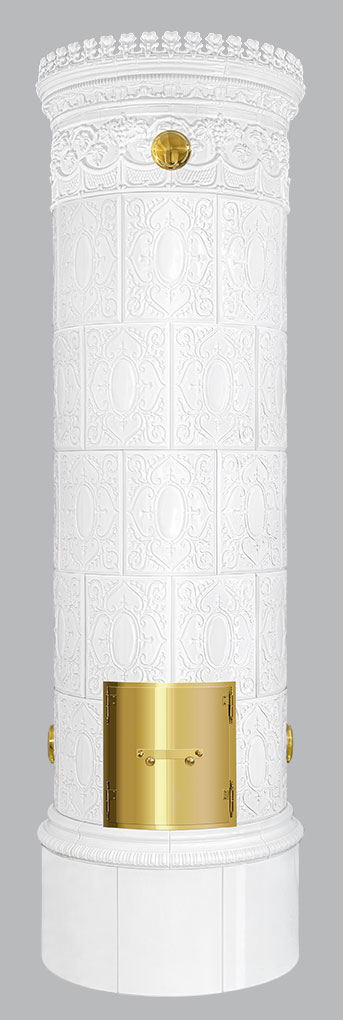 Kakelugn Krona® 74.1 Antik svensk Kakelugn Reimanns-Krona® 74.1